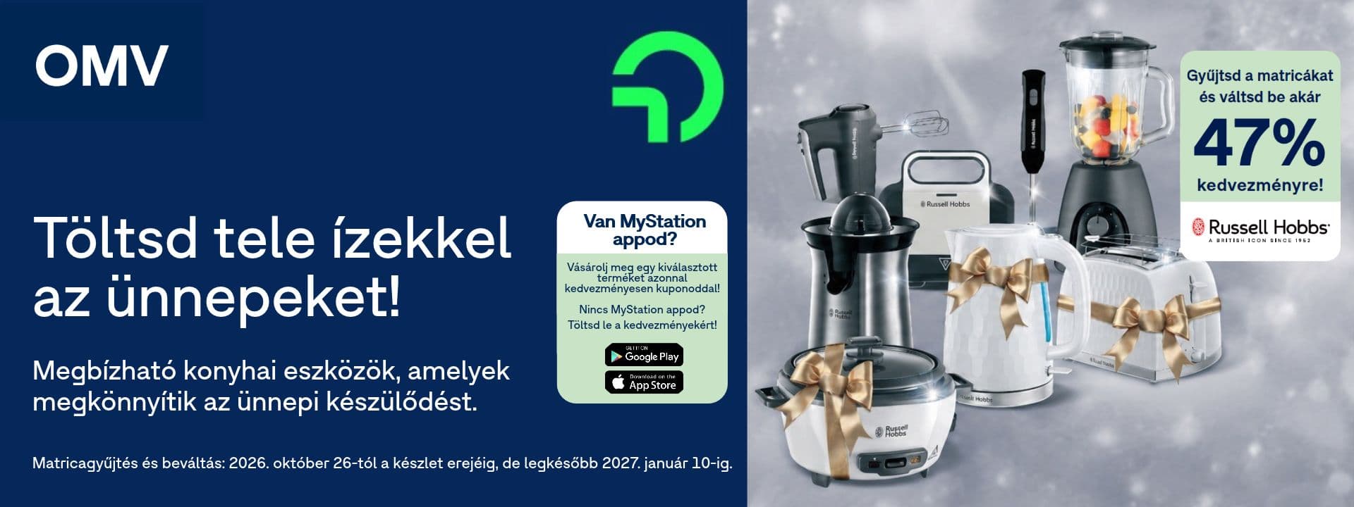 Russell Hobbs prémium konyhai eszközök kedvezményes áron!