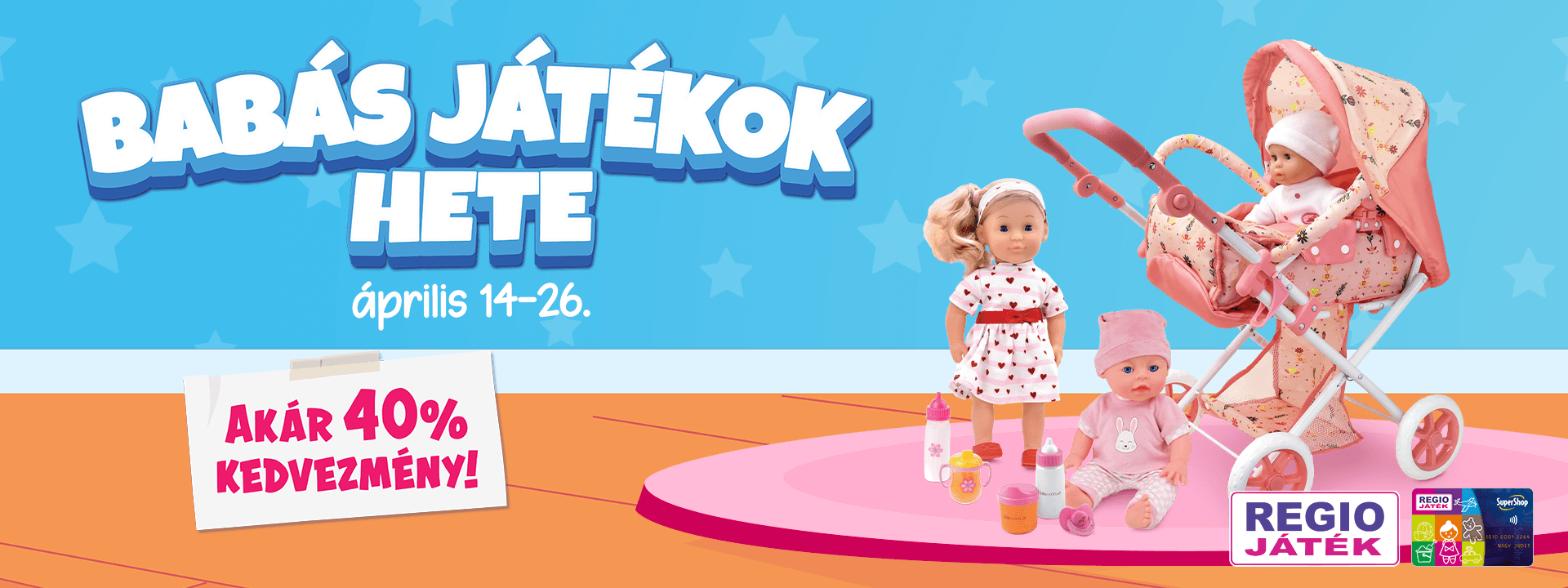 Játék babák és kiegészítők akár -40% kedvezménnyel!