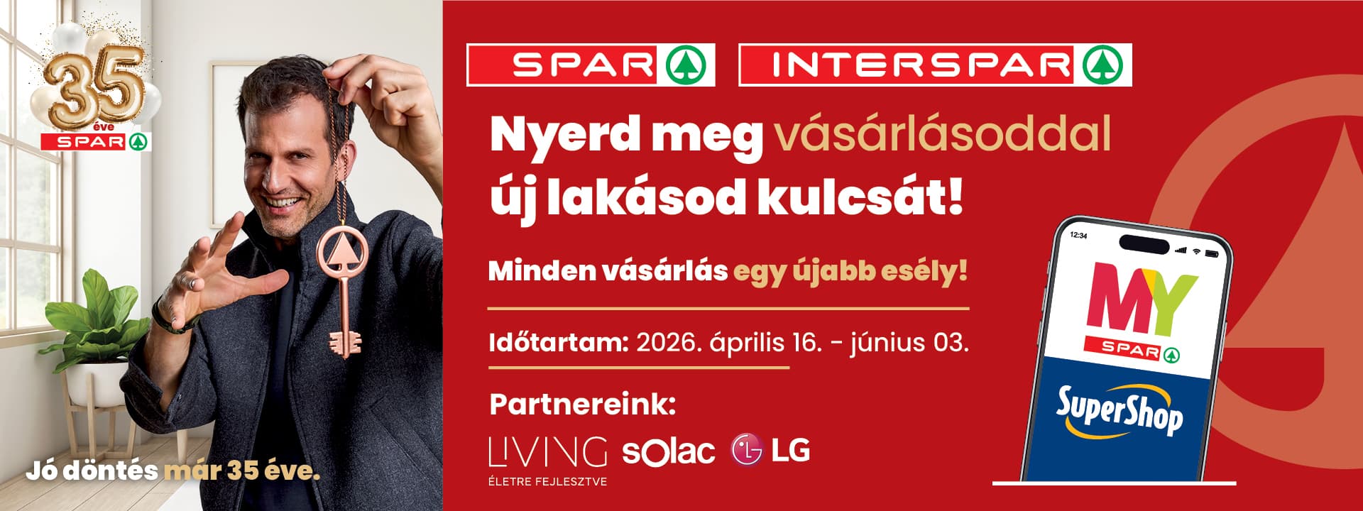 Nyerd meg vásárlásoddal új lakásod kulcsát!