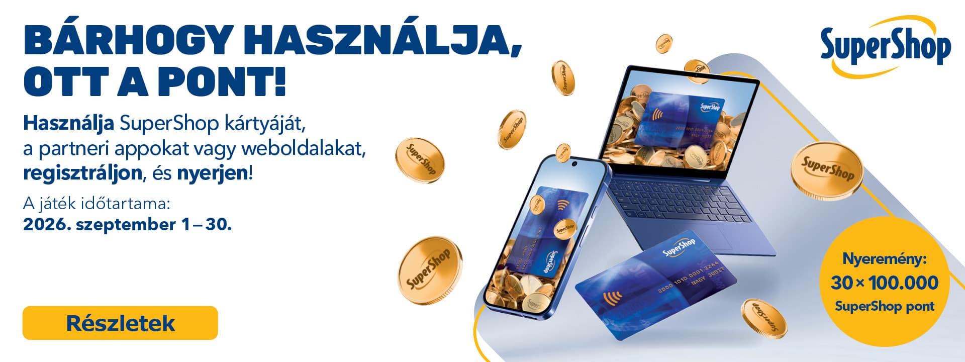 Bárhogy használja, ott a pont!