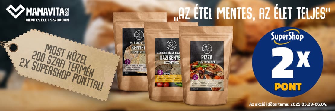 Szafi termékek most DUPLA SuperShop pontért!