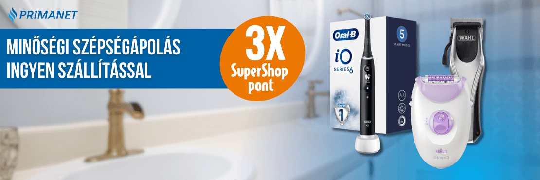 Minőségi szépségápolás ingyenes szállítással és 3x SuperShop ponttal!