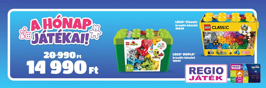 A hónap játékai a REGIO-nál!