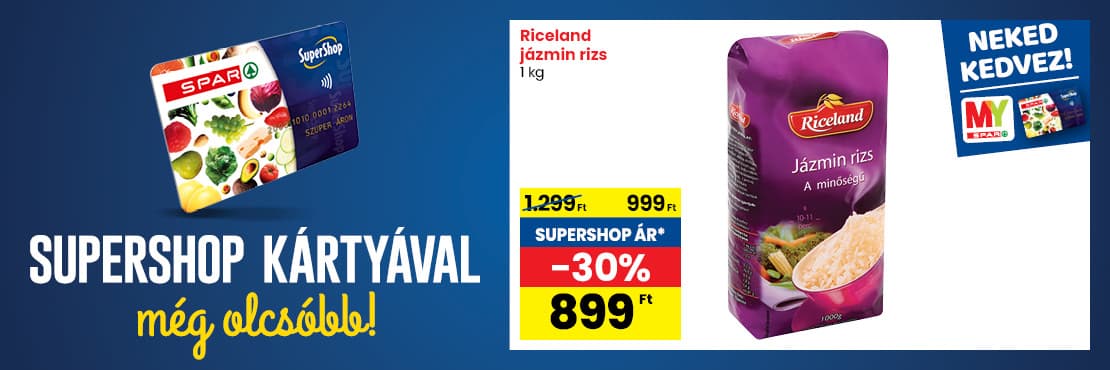 SuperShop kártyával kedvezőbb áron!
