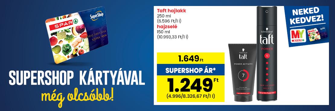 SuperShop kártyával kedvezőbb áron!