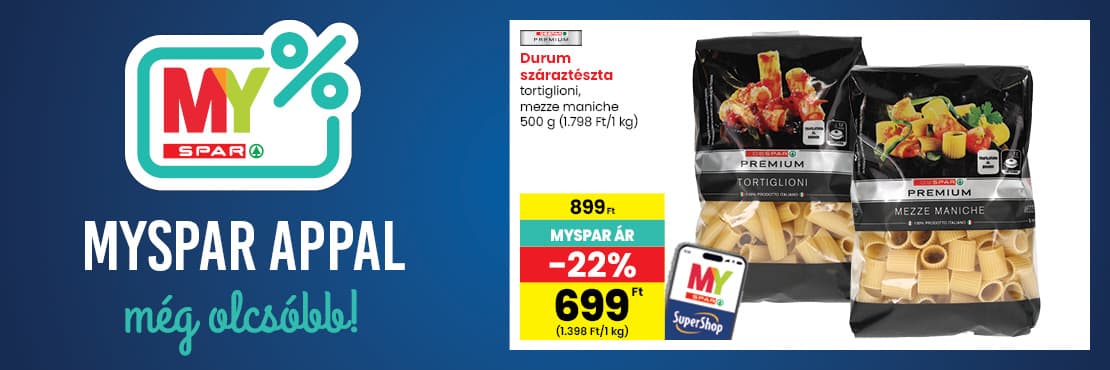 MySPAR-ral kedvezőbb áron!