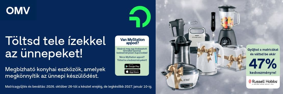 Russell Hobbs prémium konyhai eszközök kedvezményes áron!